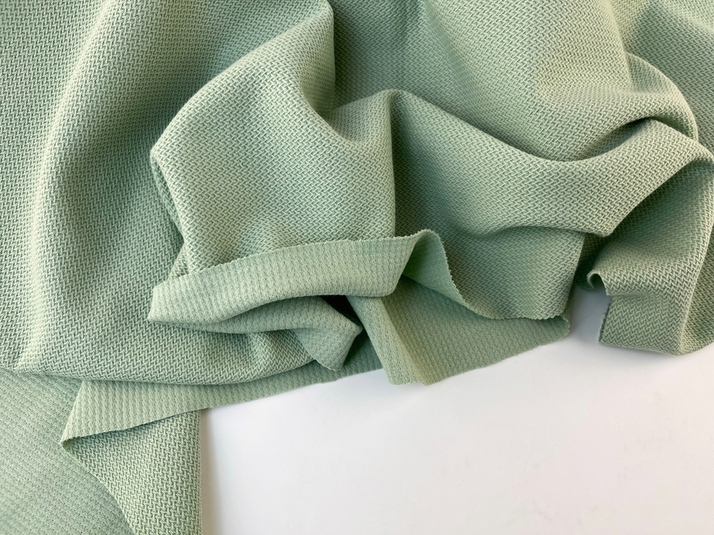 ПОЛЫНЬ - Хлопковый футер ЖАККАРД, пенье (Евгения)