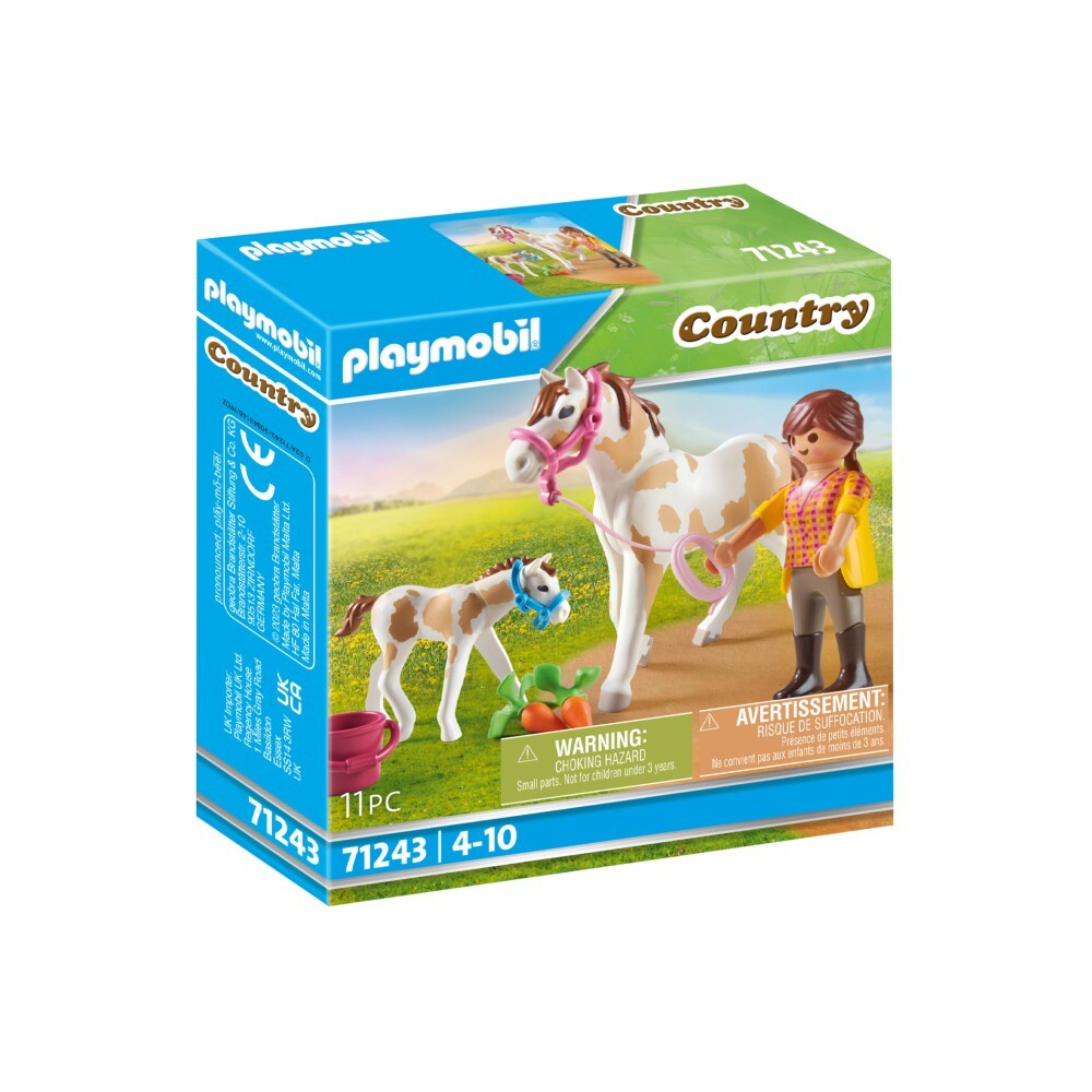 Playmobil - Деревенская кобыла с жеребенком 71243 / артикул   71243  / GTIN 4008789712431