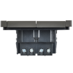 FORTE&PIANO Выключатель 2-клавишный перекрестный 10А FP309 серый IEK