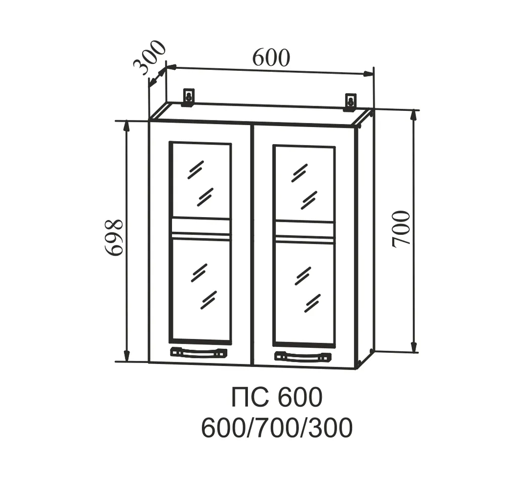 Лофт Бетон светлый ПС 600