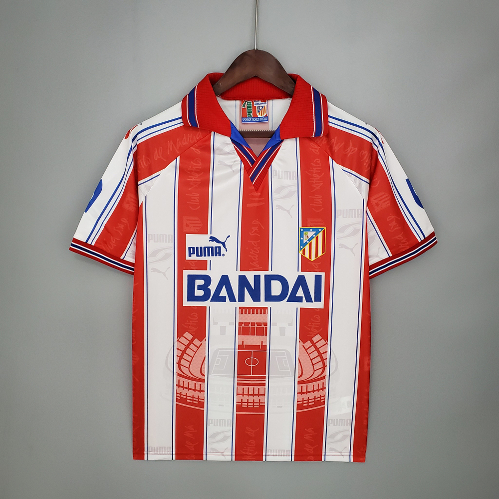 Домашняя ретро - футболка "Атлетико Мадрида" 96/97
