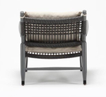 Кресло деревянное плетеное с подушками Tagliamento Helio