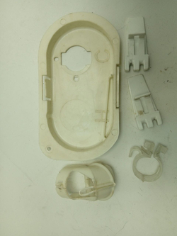 VMUF 501 B кт4 Крепеж, хомуты и пластик для стиральной машины Hotpoint-Ariston VMUF 501 B б/у