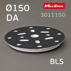 Подошва 150мм MaxShine DA для Schtaer-02, BLS, Varis с липучкой средней жесткости, 17 отв. эксцентриковой полировальной и шлифовальной машинки