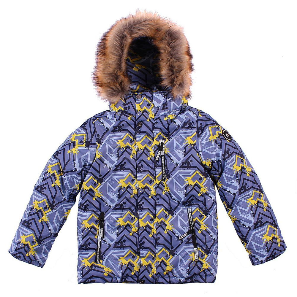 Комплект зимний д/мальчика "Ребус" А 04-23 р.140, джинс. (Rusland)