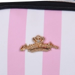 Косметичка «ФРАТЕЛЛИ», цвет розовый/белый, 24*15*7см (лейбл Ultramarin)