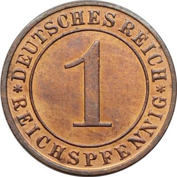 1 рейхспфенниг 1924-1936 Германия