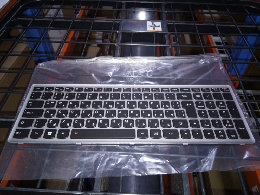 Клавиатура для Ноутбука Lenovo LenovoZ510 раскладка - болгарская, серая (25213750)