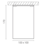052136-IP65 Светильник MONOCCO LED10W 600LM 30G БЕЛЫЙ 4000K