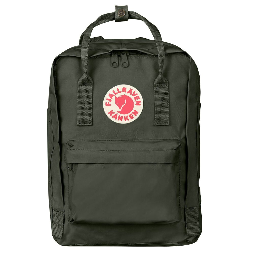 Рюкзак Fjallraven Kanken Laptop 13&quot;, темно-зеленый, 25х16х35 см, 13 л