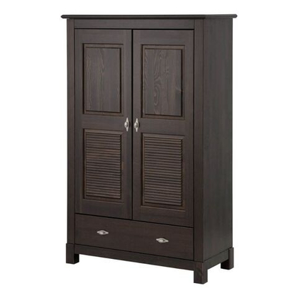Шкаф для одежды, 97x150x42, Рауна 21, распашной, с полками, колониал