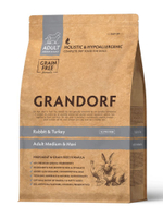 Grandorf Dog adult medium & maxi корм сухой для собак кролик с индейкой