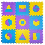 Покрытие напольное геометрия 3D 33х33х9/45шор (9 шт)