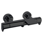 Смеситель термостатический для ванны с каскадным изливом ALEXIA 363901SNM чёрный