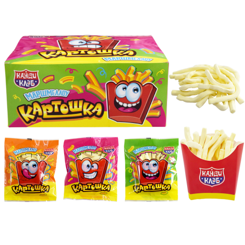 Маршмеллоу "Картошка Канди Клаб" 10г*30шт*12блоков