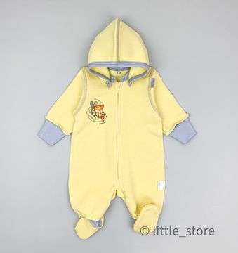 Комбинезон утепленный "Зайкины истории" желтый