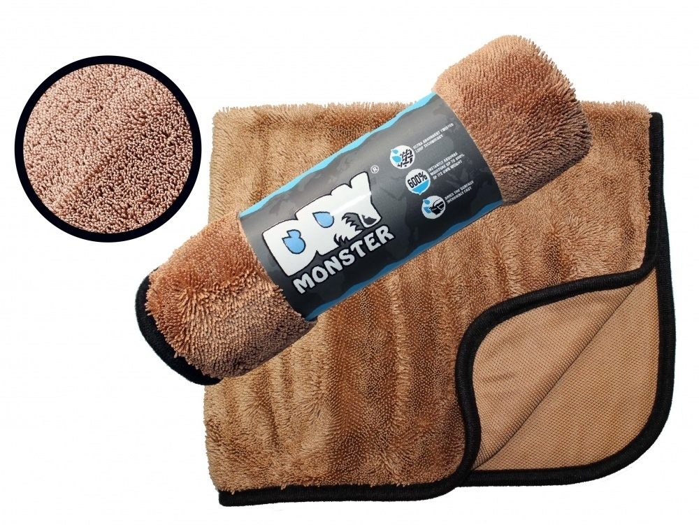 DRY MONSTER TOWEL STANDART BN Полотенце для сушки. Размер 50х60 см. Коричневое