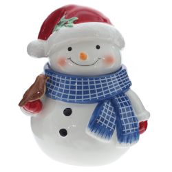 GAEM Конфетница "Снеговик", 1, 1, 1480 мл, L18 W14 H22 см
