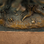 Настольная кабинетная скульптура «Конный рыцарь с копьем»