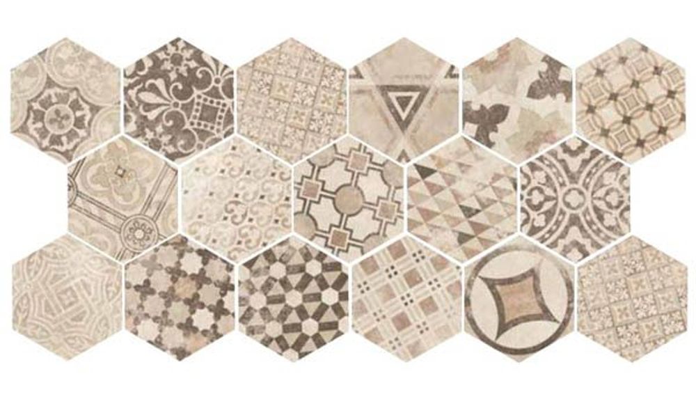 Декор Hexatile  CEMENT GARDEN SAND