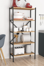 Стеллаж книжный 5 полок 160х66 - сосна