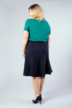 Юбка женская 18-60, Тёмно тёмно син #70ТТСи0118-60