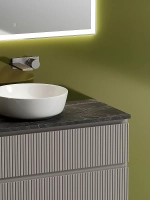 Тумба с раковиной Sancos SNOB T 100 со столешницей, Doha Soft