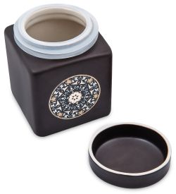 TJ-09/1 Керамическая банка мал. с крышкой