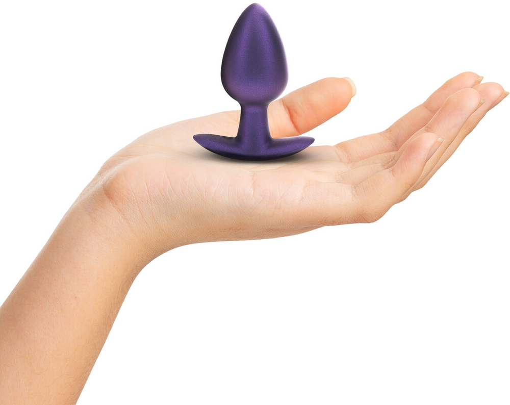 Shots Media Metallic Pur M - Анальная пробка из силикона