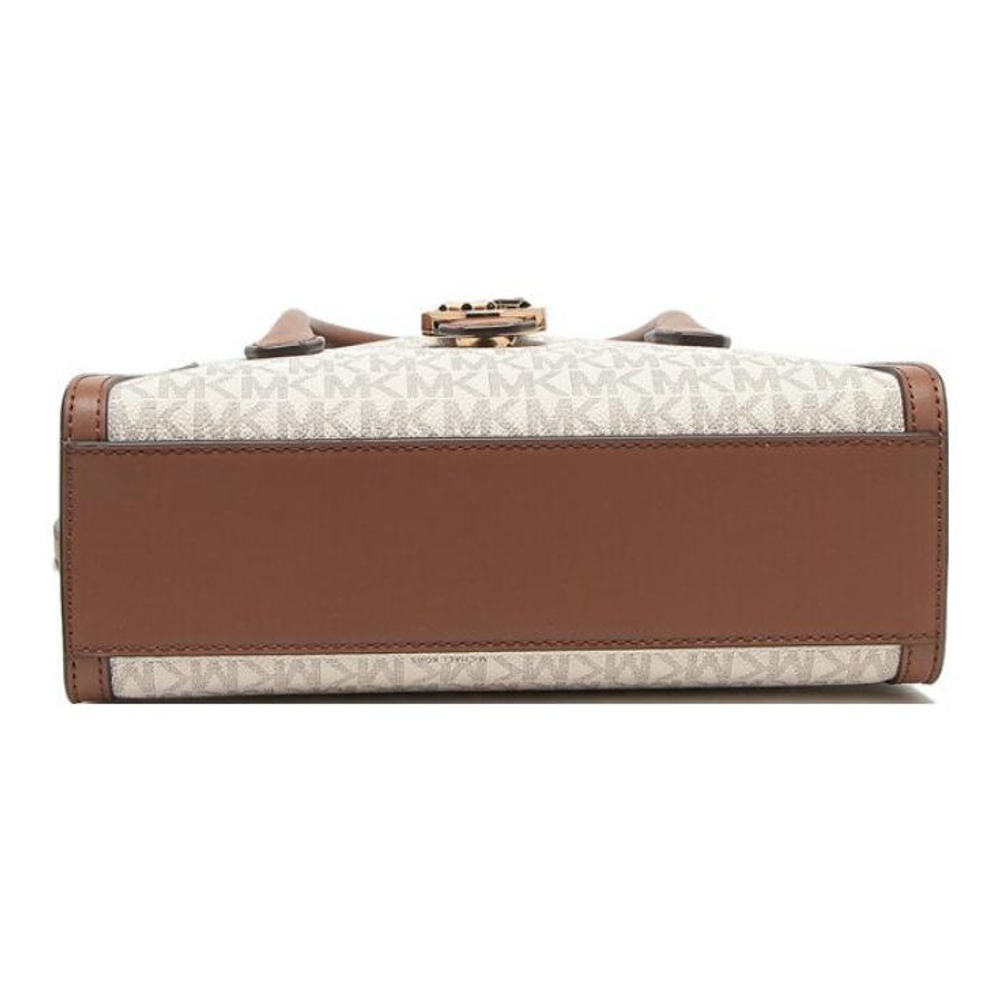 Michael Kors Gabby Small Logo Satchel Vanilla