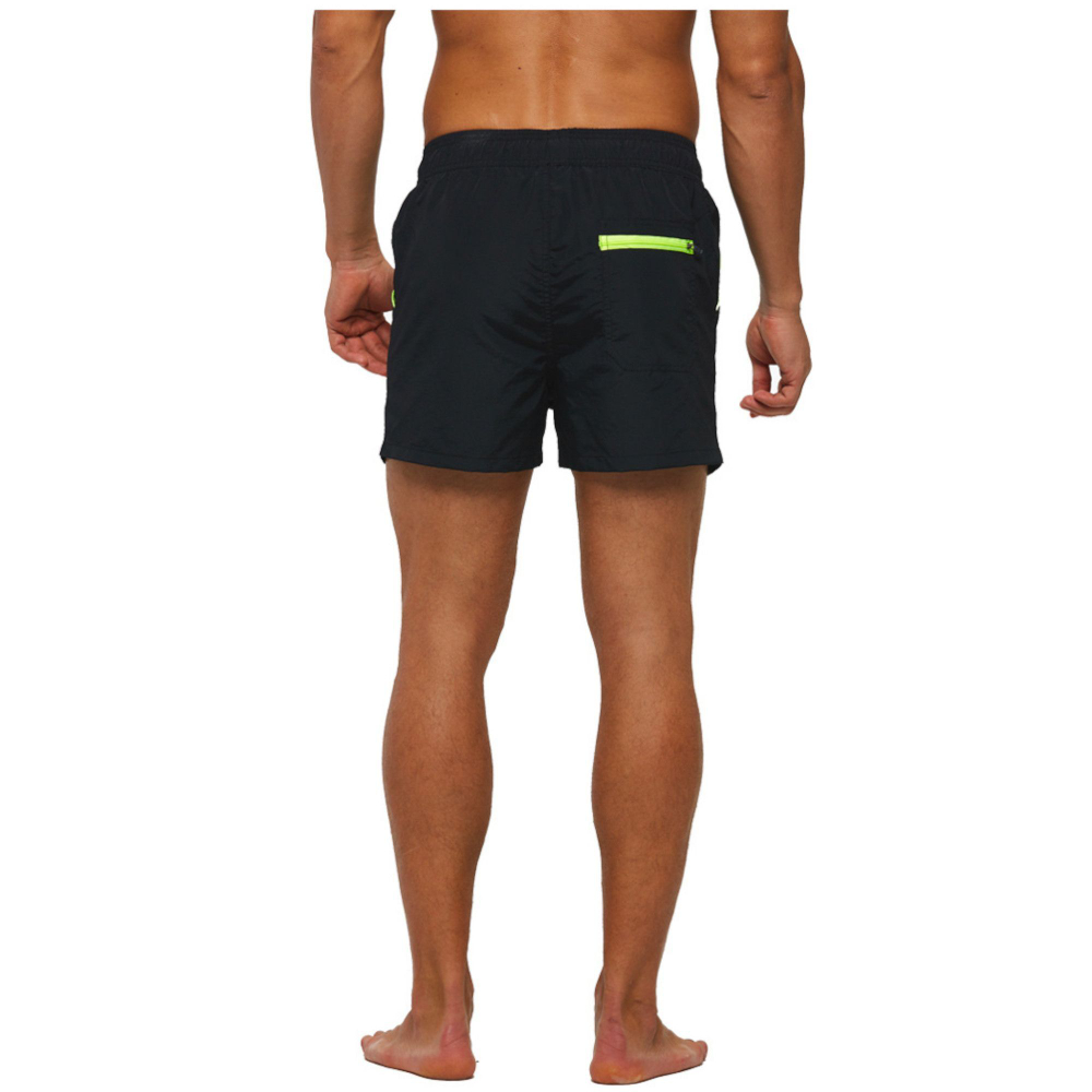 Черные пляжные мужские шорты (Размер: L) (Цвет: черный)