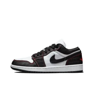 Женские кроссовки Air Jordan 1 Low SE Utility 'White Black Red' DD9337-106
