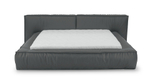 Кровать Латона 3 Galaxy Dark Gray 260*255*85 см, Серый Экокожа Нераскладной Фиеста