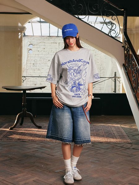 Футболка HARSHandCRUEL "Emo Angel" Oversized Tee