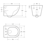 Унитаз BelBagno Sfera-Tor BB046CH-TOR/BB2111SC подвесной с сиденьем Микролифт