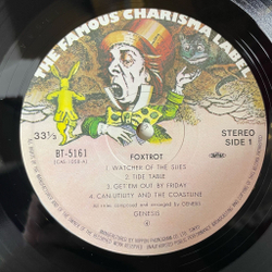 Винтажная виниловая пластинка LP Genesis Foxtrot (Japan 1978) (No Obi) Watcher Of The Skies