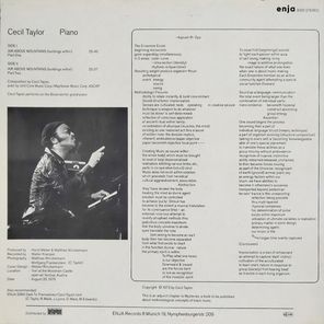 Cecil Taylor / Air Above Mountains - Buildings Within (LP)