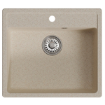 Мойка MIXLINE ML-GM15 бежевая (328)  560*500*180мм NEW (551917)