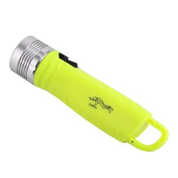 Фонарь подводный Dive с карабином Желтый