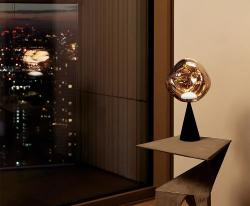 Настольная лампа Melt Cone Fat copper