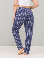 Брюки Б-18/джинсрогожка-оргамент