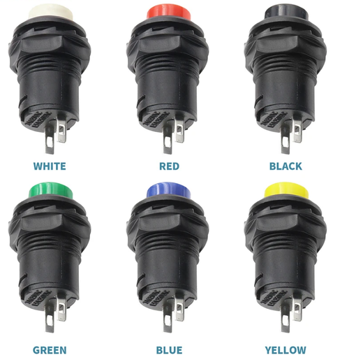 Кнопка нажимная c фиксацией 1,5A-250В ON-OFF