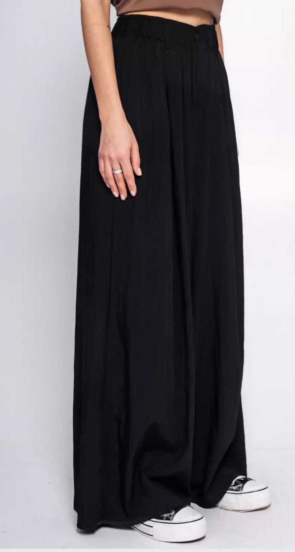 Брюки женские летние черные размер S