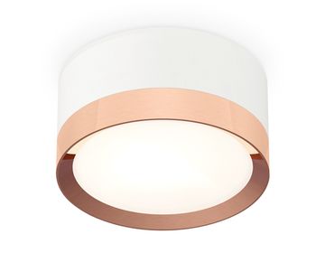 Комплект накладного светильника 1*GX53 XS8101006 SWH/PPG белый песок/золото розовое полированное (C8101, N8126) DIY System Complects Ambrella