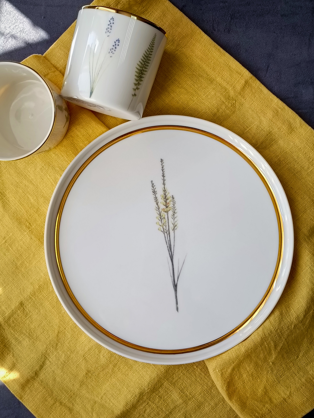 Тарелка десертная 21CM Цветок №2 BOTANICAL