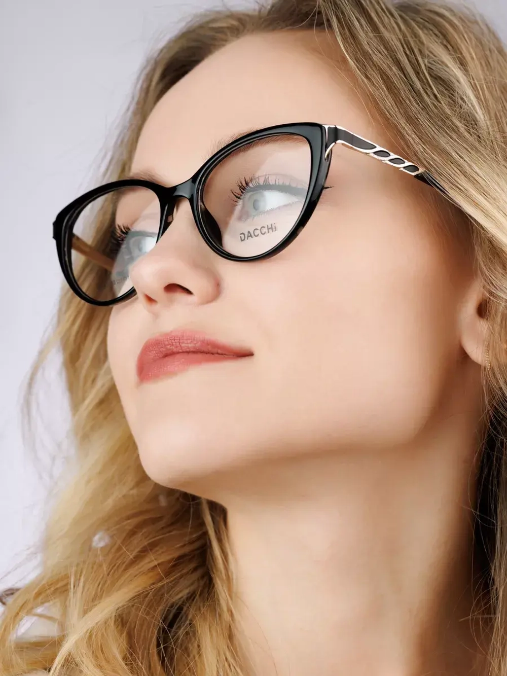 Оправа для очков для зрения пластиковая кошачий глаз