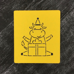 Бык №26 с подарком