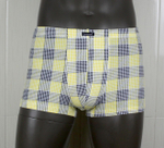 Мужские трусы-боксеры в цветную клетку (Размер: XL) (Цвет: серый)