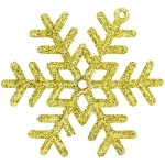 Ёлочное украшение Снежинки 3шт.9 см.