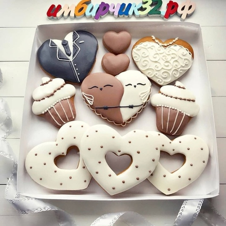 Имбирные пряники Свадьба